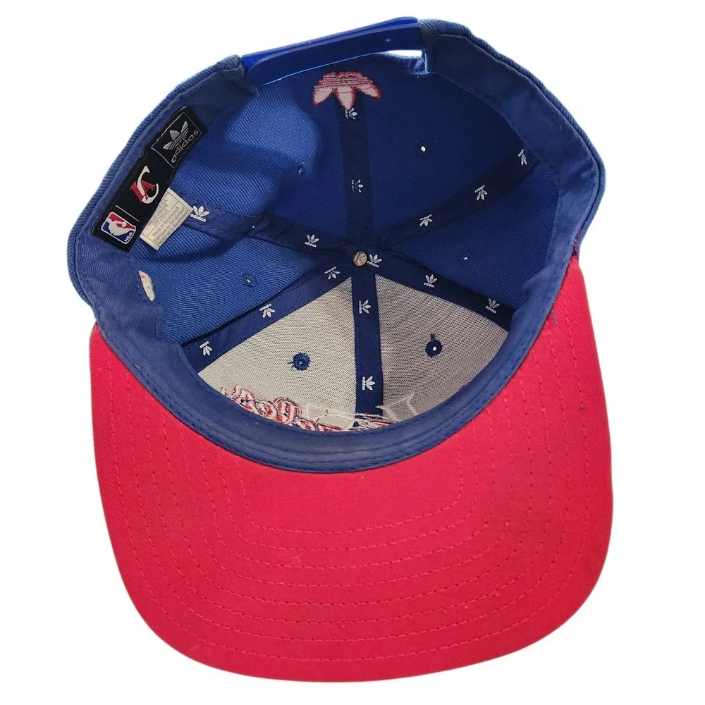 Adidas NBA Los Angeles Clippers Snapback Hat Blue Red LA Logo Cap Mens‎ OSFM